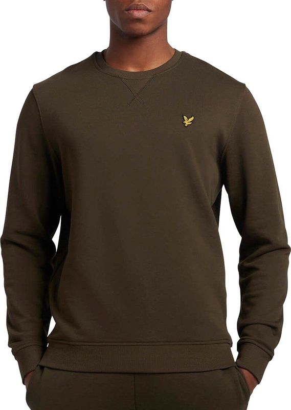 Lyle & Scott - Middenlaag Crew Neck Sweatshirt - Groen - Heren