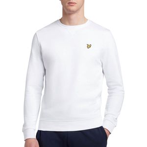 Lyle & Scott - Sweatshirt - Wit - Katoen - Ronde Hals - Lange Mouwen