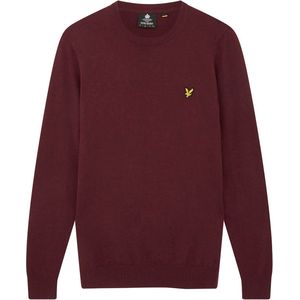 Lyle & Scott - Heren Sweater Crew Neck Merino - Rood