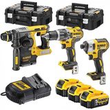 DeWALT DCK368P3T Accu Combiset 18V 5,0Ah Li-ion in TSTAK