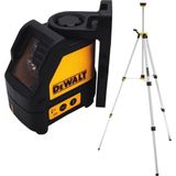 DeWALT DW088CGTRI Kruislijnlaser met Statief - 2 Lijnen - 15m - Groen