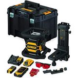 DeWALT DCE080D1RS Roterende Laser 600m Bluetooth - Rood 18V 2.0Ah in TSTAK