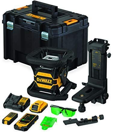 DeWALT - DCE080D1GS - Rotatie Laser Set - Groen - 30m - IP67