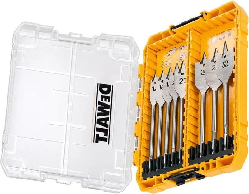 DEWALT - DT70750-QZ - Speedboren - Set - 8-delig - Chroom-vanadiumstaal