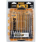 DeWALT SDS-PLUS EXTREME XLR 4-kantige borenset (10 stuks) DT70752