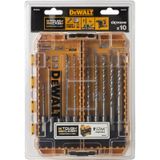 DeWalt DT70753-QZ SDS-Plus 10-delige Betonborenset In Cassette - 5/6/7/8/9/10/12mm