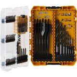 DEWALT - 57-delig - Speedboor EXTREME en Houtboren - Boor- en Bitset - Tough Case