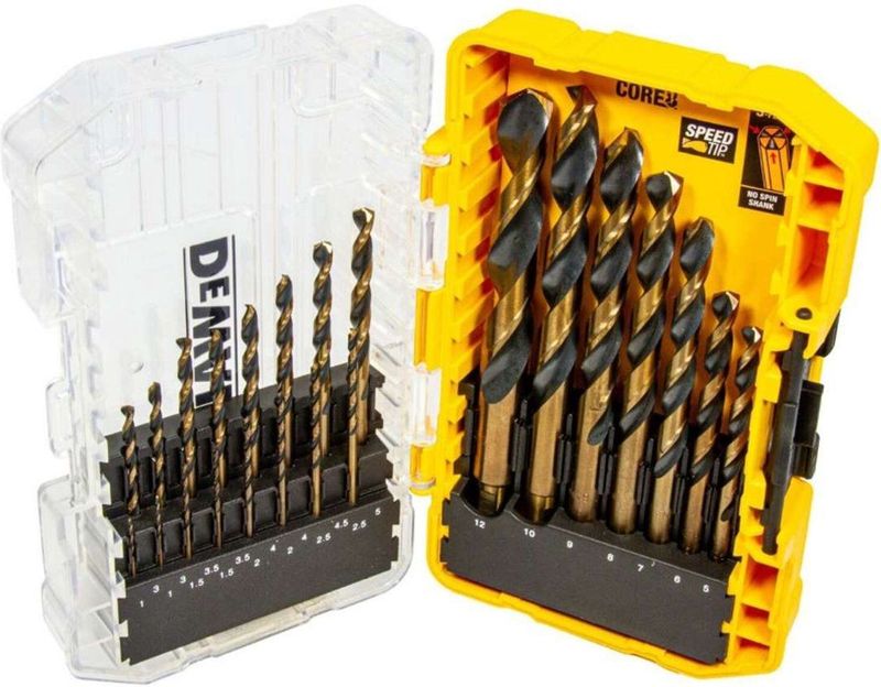 Dewalt - DT70729 - HSS-G Metaalborenset - 23-delig - Grijs - Tough Case