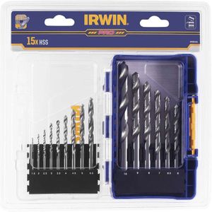 IRWIN HSS PRO, 15PCS Set: 1,5 tot 10,0mm