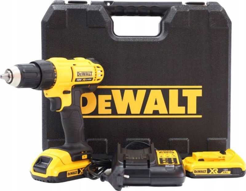 Dewalt - Accuboormachine - 18 Volt - Metalen Transmissie - Inclusief Batterijen en Koffer