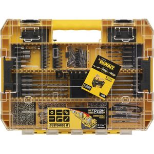 DeWALT DT70763 85-delige SDS+ boor- en schroefbitset in TOUGH CASE