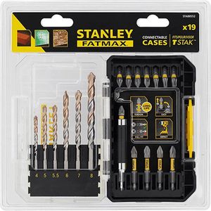 Stanley Fatmax steenboren,-en bitset STA88554-XJ 19-delig