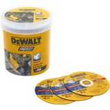 DeWALT Snijschijvenset - Slijpschijven - 100 stuks - Geschikt voor Roestvrij Staal