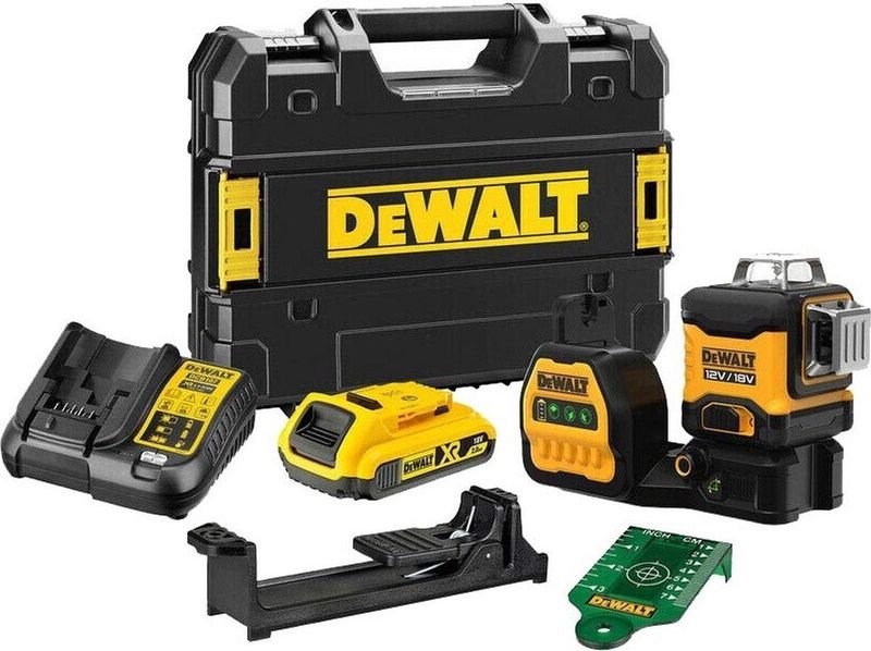 DeWALT - DCE089D1G18 - Kruislaser - Groen - 18V - Inclusief Set