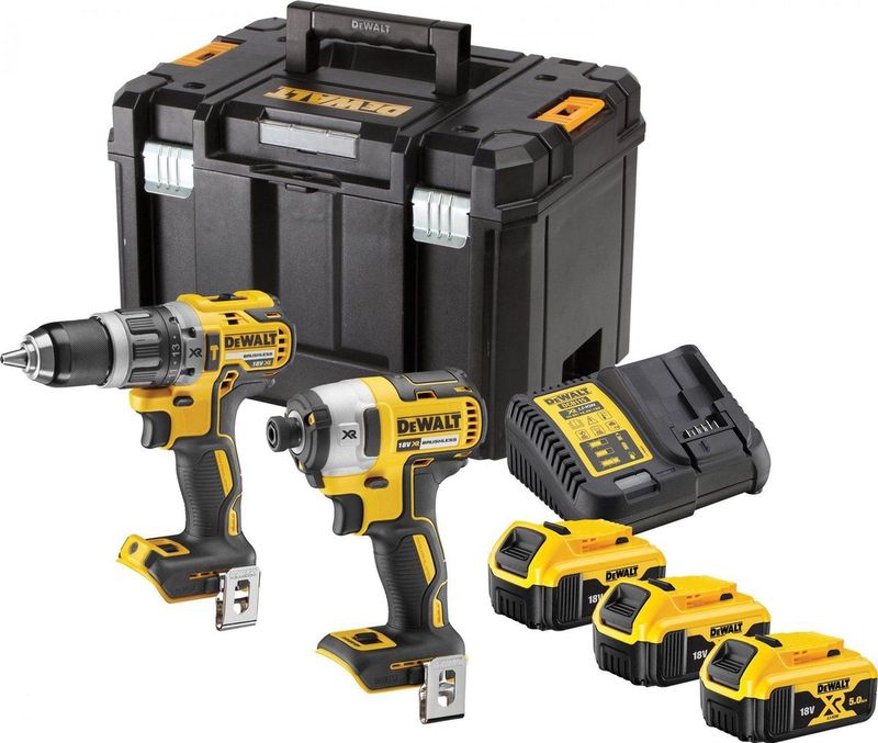 DeWALT DCK266P3T Accu Combiset DCD796 + DCF887 18V 5.0Ah XR Li-ion