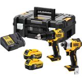 DeWALT DCK2062P2T-QW - Combopack 18V - 2x 5,0Ah Li-ion - Inclusief Accu's en Lader