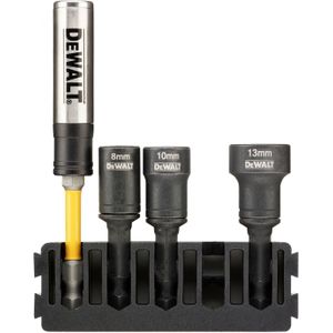 DeWalt - DT70827-QZ - Houder en IMPACT Magnetische Zeskantdoppen - 5 Stuks