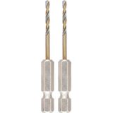 DeWalt - DT20601-QZ - Metaalboor - 2.5 mm - Impact Black & Gold - 2 Stuks