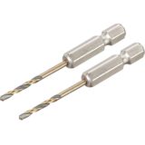 DeWalt - DT20601-QZ - Metaalboor - 2.5 mm - Impact Black & Gold - 2 Stuks