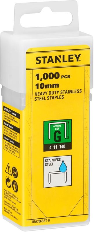 Stanley - RVS Nieten - 10mm - Type G - 1000 Stuks