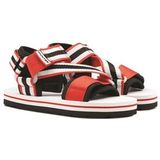 Hunter - Original Beach - Sandaal - Rood Wit Zwart - EVA-Rubber Zool