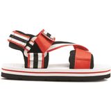 Hunter - Original Beach - Sandaal - Rood Wit Zwart - EVA-Rubber Zool