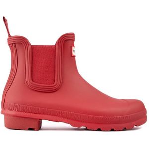 Hunter Boots Womens Original Chelsea Rubberlaarzen (Dames |rood |waterdicht)