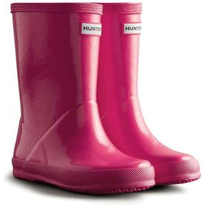 Hunter - Gloss - Kinder Wellington Laarzen - Roze - Glanzend