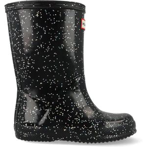 Hunter Kids First Classic Regenlaarzen - Rubber Laarzen - Meisjes - Zwart
