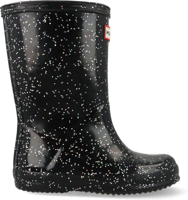 Hunter Kids First Classic Regenlaarzen - Rubber Laarzen - Meisjes - Zwart