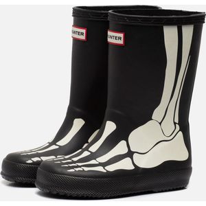 Hunter - Original Kids First Classic - Regenlaars - Skeleton Print - Natuurrubber
