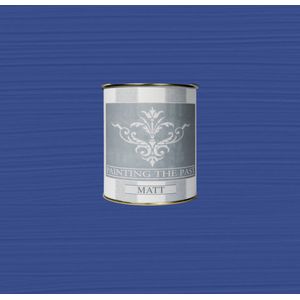 Painting the Past Matt Krijtlak 750 ML - BO85 Indigo 0,75 Liter - Deur & Kozijn Meubels Krijtverf - Waterbasis - Terpentinebasis - Verfwinkel is tot