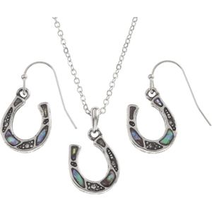 Tide Jewellery Paua Shell - Horseshoe / Hoefijzer Set