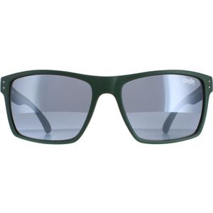 Superdry Kobe SDS 107 matte rubberachtige groen grijze zonnebril - Heren | Sunglasses