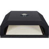 La Hacienda Firebox BBQ Pizza Oven (Black) - L 35 x B 40 x H 15 cm - Staal - Zwart