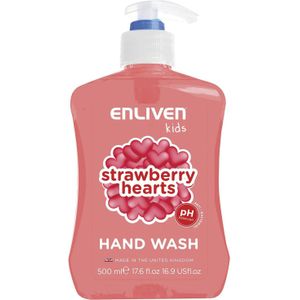 Enliven Kids Anti-Bacterial Handwash Strawberry Hearts 500 ml