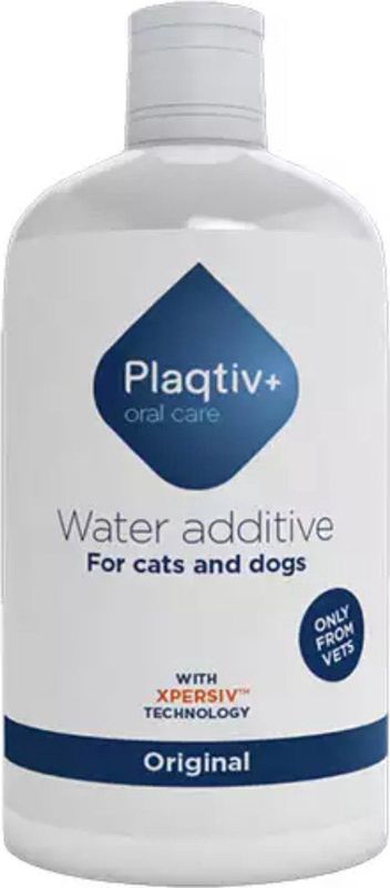 Plaqtiv+ - Wateradditief - Dierenbenodigdheden - Ondersteuning Gebit - 600 ml