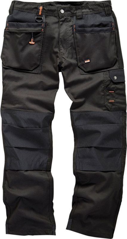 Scruffs - Worker Plus - Werkbroek - Zwart