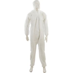 Silverline Wegwerp Overall - Wit - Lichtgewicht - Ademend