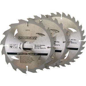 HM cirkelzaagbladen 160x30mm (3 Stuks)
