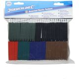 Silverline Kunststof afstandhouders - 1-6 mm - 100 stuks - kleurgecodeerd