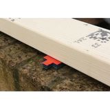 Silverline Kunststof afstandhouders - 1-6 mm - 100 stuks - kleurgecodeerd