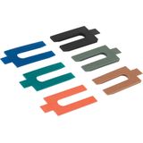 Silverline Kunststof afstandhouders - 1-6 mm - 100 stuks - kleurgecodeerd