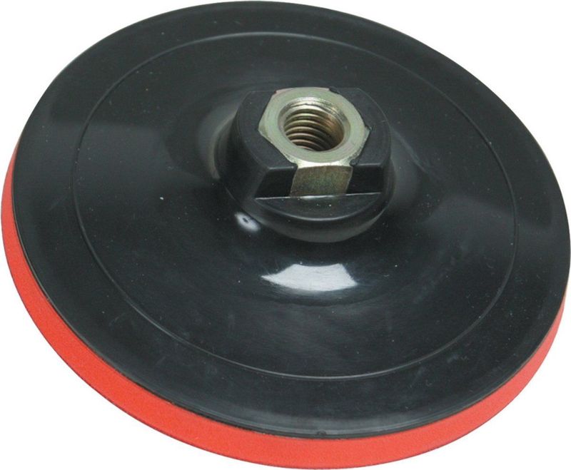 Silverline Steunschijf met klittenband - Ø 125 mm - M14 schroefdraad - Max 12.500 min-1