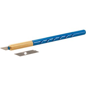 Silverline Precisie scalpel - Hobbymes - Inclusief 25 reserve mesjes - Geribbelde grip - Lichtgewicht
