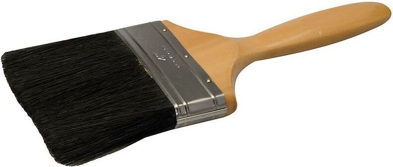 Silverline - Schilderskwast - 100 mm - Hout - Varkensharen en Vezels