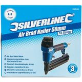 Silverline 868544 50 mm Air Brad spijkermachine