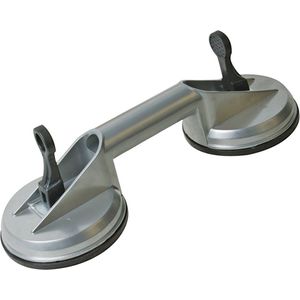 Dubbele Glasdrager - Hoogwaardig Aluminium - 100 kg