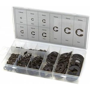 Silverline E-clip assortiment 300-delig assortiment