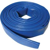 Silverline Dompelpomp Afvoerslang - Plat - 10 Meter X 32 Mm - Blauw